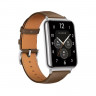 Кожаный ремешок для Huawei Watch Fit 2 (коричневый)