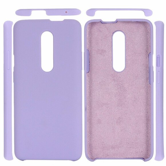 Силиконовый чехол Mobile Shell для OnePlus 7 Pro (фиолетовый) Силиконовый чехол Mobile Shell для OnePlus 7 Pro (фиолетовый)