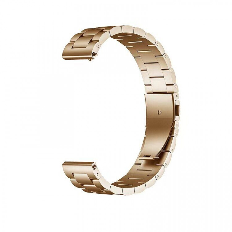 Стальной браслет для Huawei Watch Fit Mini и часов с креплением 16мм (золотой)