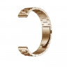 Стальной браслет для Huawei Watch Fit Mini и часов с креплением 16мм (золотой)