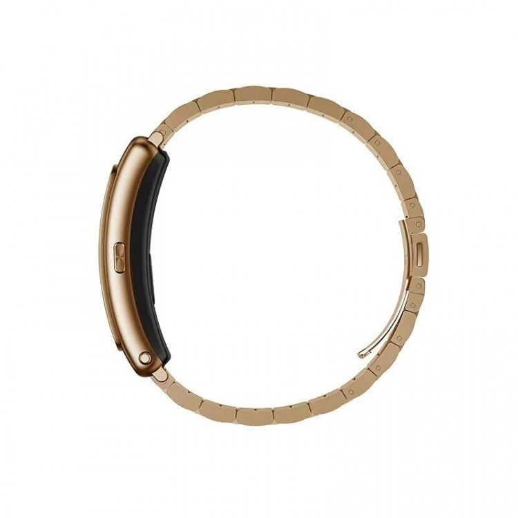 Стальной браслет для Huawei Watch Fit Mini и часов с креплением 16мм (золотой)