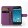 Чехол-книжка с визитницей для ZTE Blade X7 / V6 (фиолетовый)
