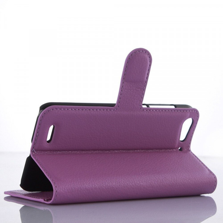 Чехол-книжка с визитницей для ZTE Blade X7 / V6 (фиолетовый)
