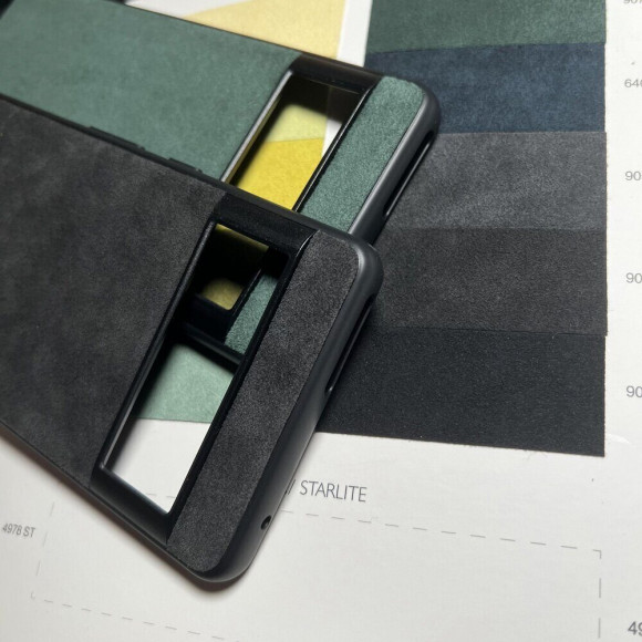 Чехол из алькантары для Google Pixel 7 (зеленый)