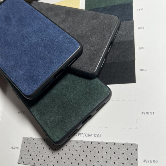 Чехол из алькантары для Google Pixel 7 (зеленый)