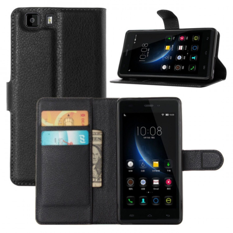 Чехол с визитницей для DOOGEE X5 / X5 Pro (черный)