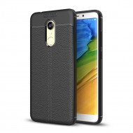 Чехол-накладка Litchi Grain для Xiaomi Redmi 5 (черный) Чехол-накладка Litchi Grain для Xiaomi Redmi 5 (черный)