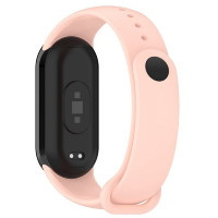 Силиконовый ремешок для Xiaomi Mi Smart Band 8, Xiaomi Mi Band 8 (розовый)