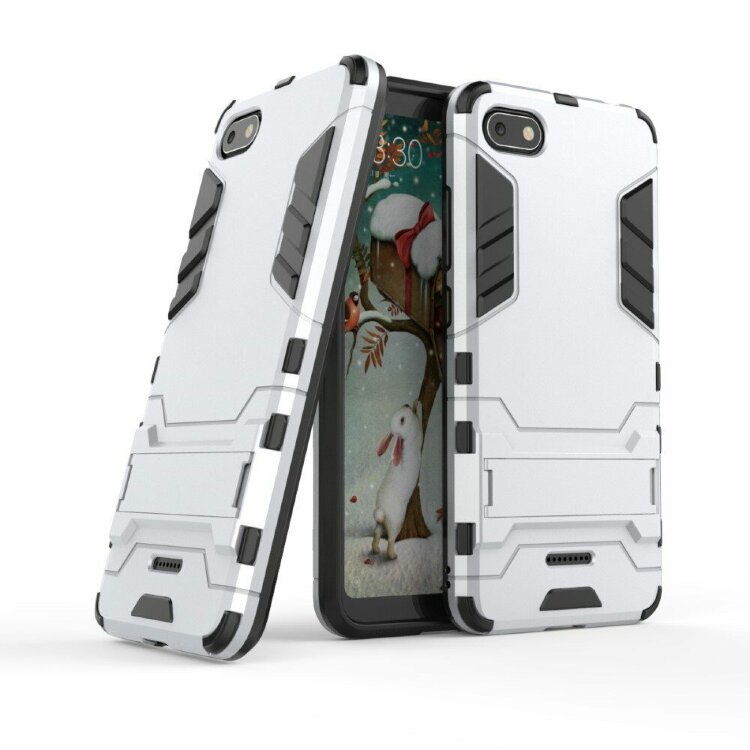 Чехол Duty Armor для Xiaomi Redmi 6A (серебряный)
