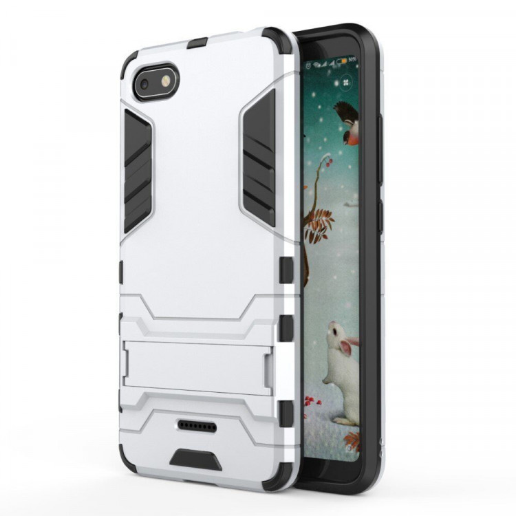 Чехол Duty Armor для Xiaomi Redmi 6A (серебряный)
