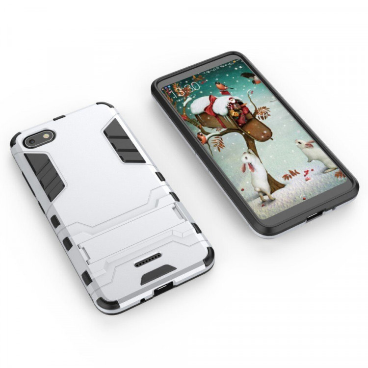 Чехол Duty Armor для Xiaomi Redmi 6A (серебряный)