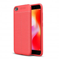 Чехол-накладка Litchi Grain для Xiaomi Redmi Go (красный) Чехол-накладка Litchi Grain для Xiaomi Redmi Go (красный)