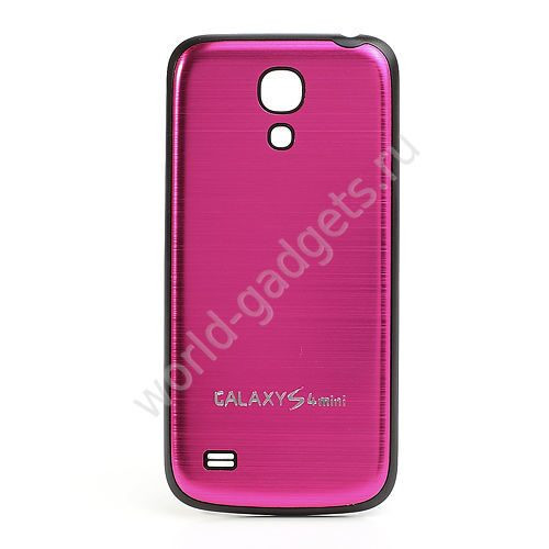 Задняя крышка для Samsung Galaxy S4 mini / i9190 (малиновая)