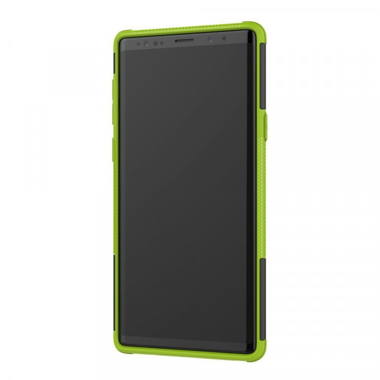 Чехол Hybrid Armor для Samsung Galaxy Note 9 (черный + зеленый)