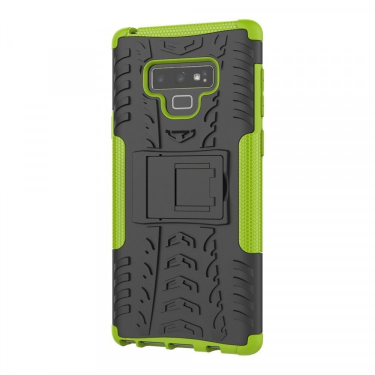 Чехол Hybrid Armor для Samsung Galaxy Note 9 (черный + зеленый)
