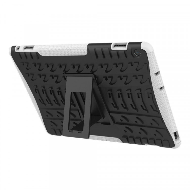 Чехол Hybrid Armor для Huawei MediaPad M3 Lite 10 (черный + белый)