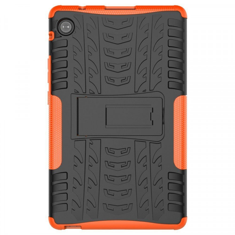Чехол Hybrid Armor для Huawei MatePad T8 (черный + оранжевый)