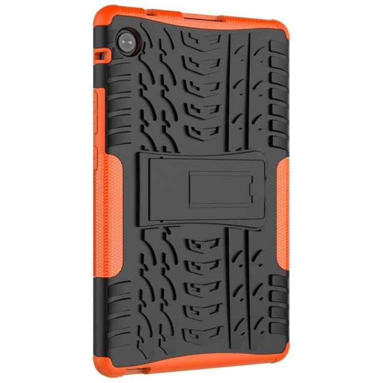 Чехол Hybrid Armor для Huawei MatePad T8 (черный + оранжевый)