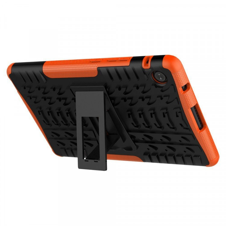 Чехол Hybrid Armor для Huawei MatePad T8 (черный + оранжевый)