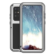 Гибридный чехол LOVE MEI для Samsung Galaxy S20+ (Plus) (серебряный)