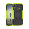 Чехол Hybrid Armor для Huawei P20 Lite / Nova 3e (черный + зеленый)
