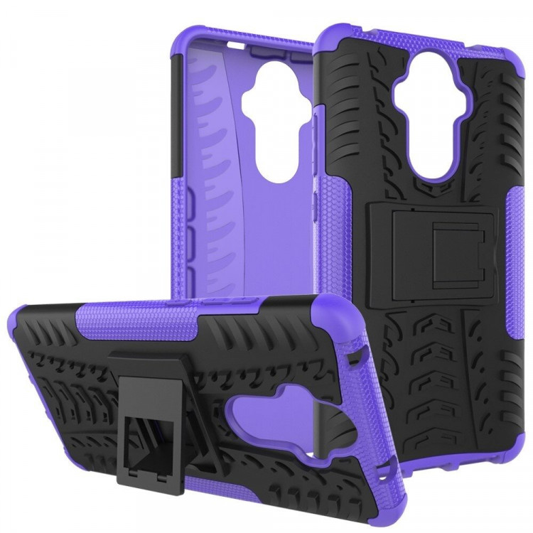 Чехол Hybrid Armor для Huawei Mate 9 (черный + фиолетовый)