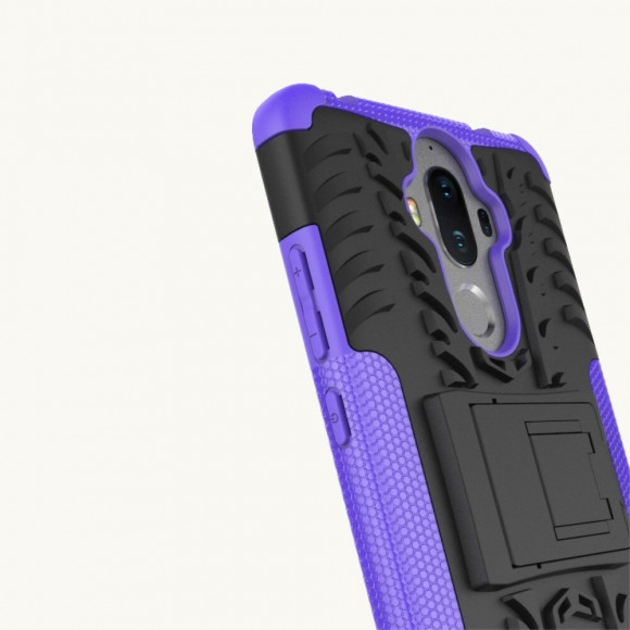 Чехол Hybrid Armor для Huawei Mate 9 (черный + фиолетовый)