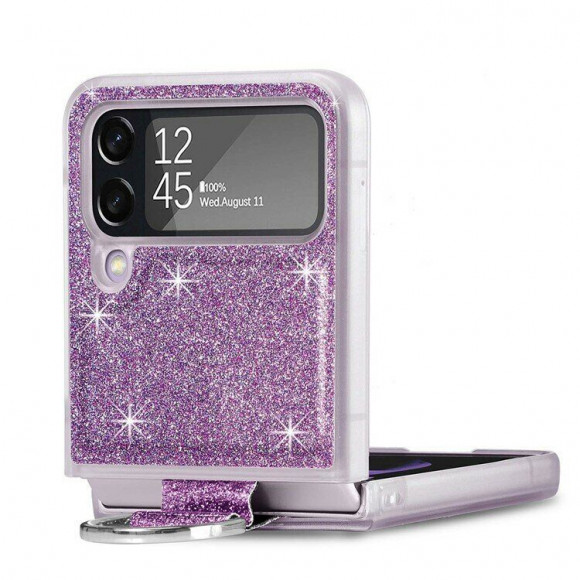 Чехол для Samsung Galaxy Z Flip 4 (фиолетовый) Чехол для Samsung Galaxy Z Flip 4 (фиолетовый)