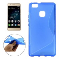 Нескользящий чехол для Huawei P9 Lite (голубой) Нескользящий чехол для Huawei P9 Lite (голубой)