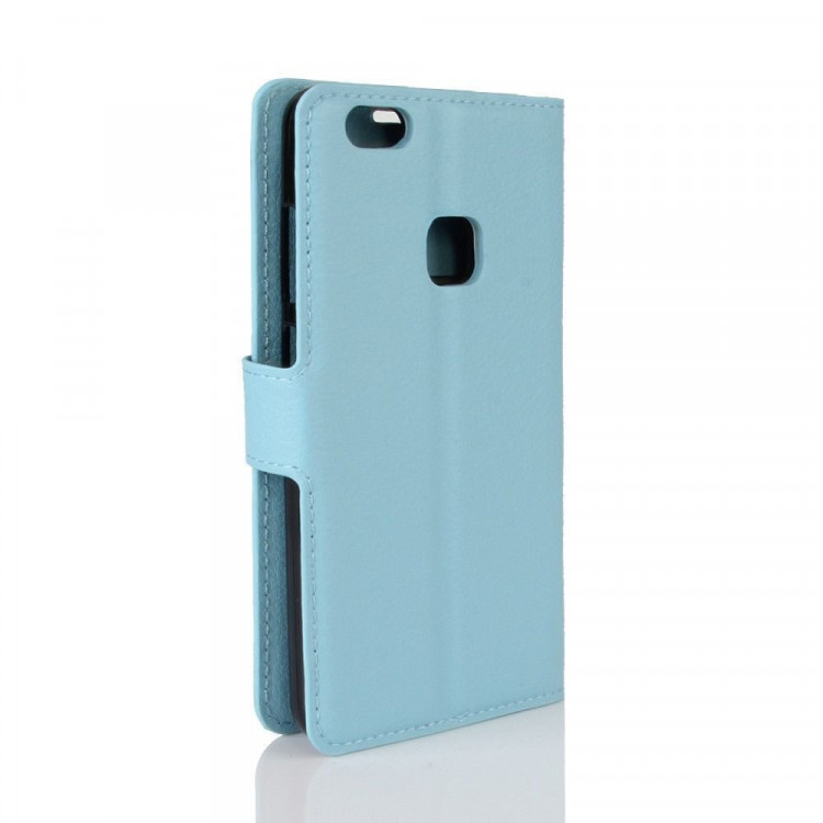 Чехол с визитницей для Huawei P10 Lite (голубой)