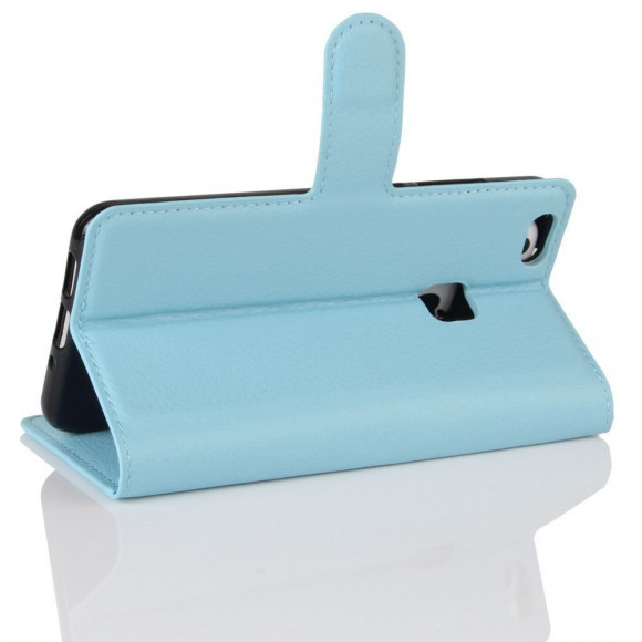 Чехол с визитницей для Huawei P10 Lite (голубой) Чехол с визитницей для Huawei P10 Lite (голубой)