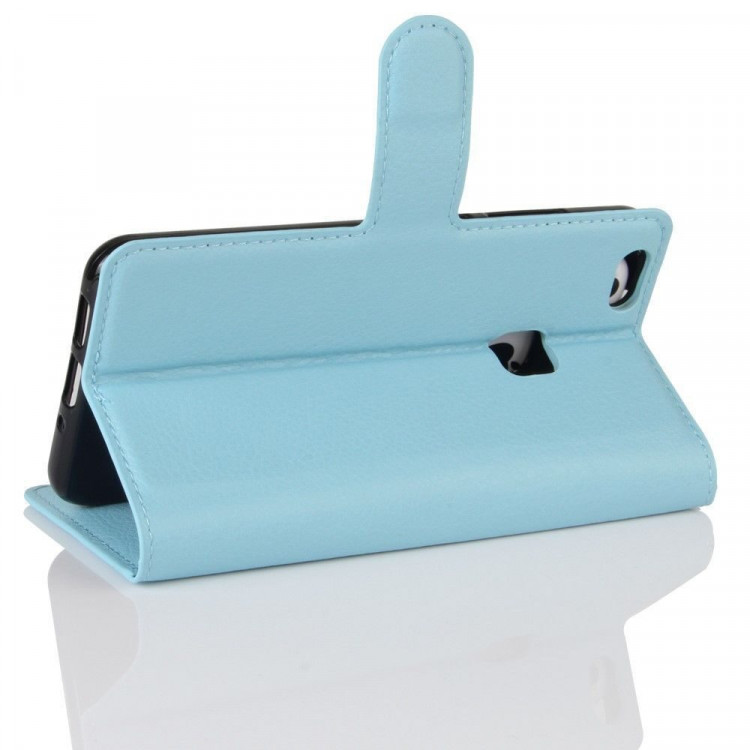 Чехол с визитницей для Huawei P10 Lite (голубой)