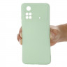 Силиконовый чехол Mobile Shell для Xiaomi Poco M4 Pro 4G (зеленый)