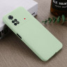 Силиконовый чехол Mobile Shell для Xiaomi Poco M4 Pro 4G (зеленый)