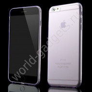 Чехол из мягкого пластика для iPhone 6 Plus (фиолетовый)
