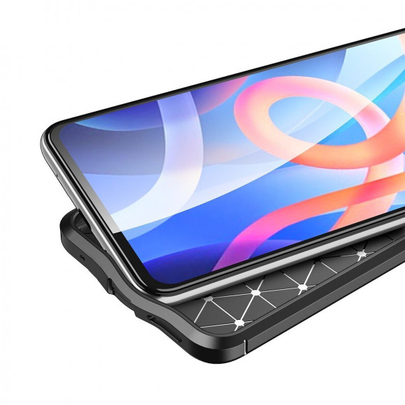 Чехол-накладка Litchi Grain для Xiaomi Redmi Note 11 / Redmi Note 11S (черный) Чехол-накладка Litchi Grain для Xiaomi Redmi Note 11 / Redmi Note 11S (черный)