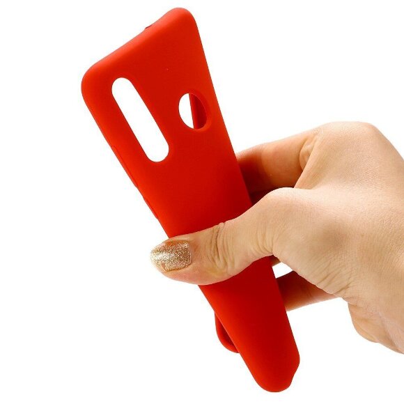 Силиконовый чехол Mobile Shell для Huawei P Smart Z / Honor 9X (STK-LX1) (красный)