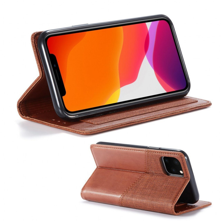 Чехол с защитой RFID для iPhone 11 Pro (коричневый)