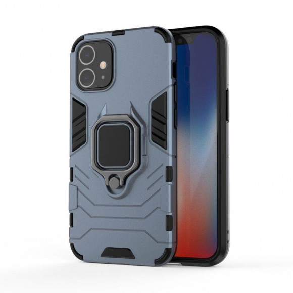 Чехол Armor Ring Holder для iPhone 12 mini (темно-синий) Чехол Armor Ring Holder для iPhone 12 mini (темно-синий)