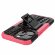 Чехол Hybrid Armor для iPhone 13 Pro (черный + розовый)
