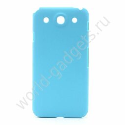 Пластиковый чехол для LG Optimus G Pro (голубой)