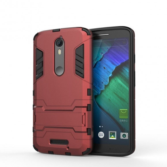 Чехол Duty Armor для Motorola Moto X Force (красный)