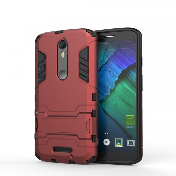 Чехол Duty Armor для Motorola Moto X Force (красный)
