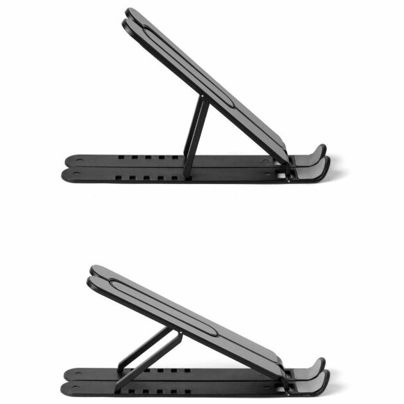 Складная подставка для ноутбука и Macbook (черный) Складная подставка для ноутбука и Macbook (черный)