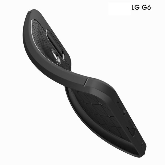 Чехол-накладка Litchi Grain для LG G6 (черный) Чехол-накладка Litchi Grain для LG G6 (черный)
