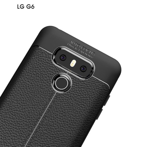 Чехол-накладка Litchi Grain для LG G6 (черный) Чехол-накладка Litchi Grain для LG G6 (черный)
