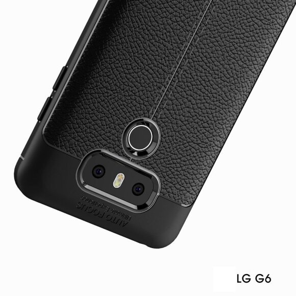 Чехол-накладка Litchi Grain для LG G6 (черный) Чехол-накладка Litchi Grain для LG G6 (черный)