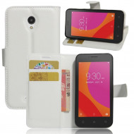 Чехол с визитницей для Lenovo A Plus (A1010) (белый)
