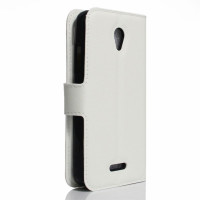 Чехол с визитницей для Lenovo A Plus (A1010) (белый)