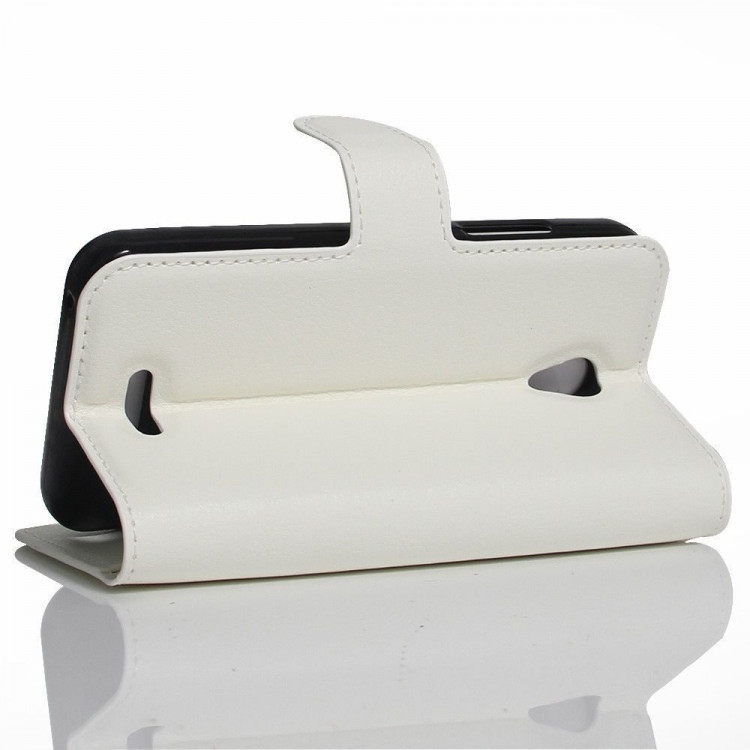 Чехол с визитницей для Lenovo A Plus (A1010) (белый)